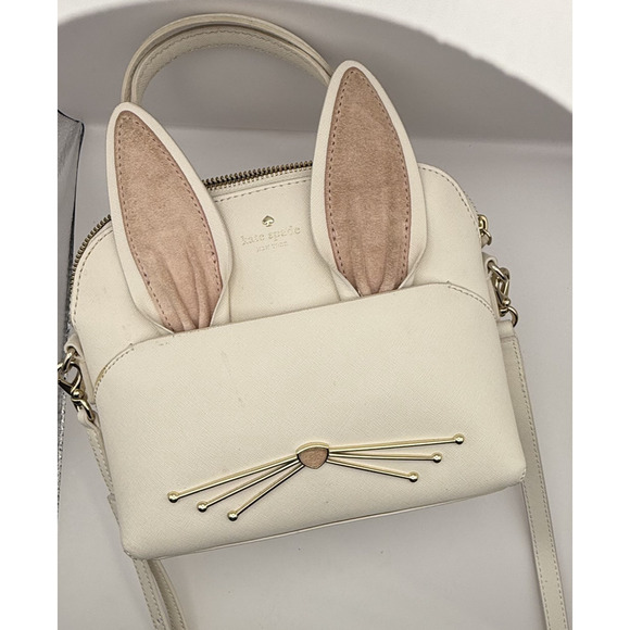 Kate Spade New York Women's Maise Rabbit Satchel Purse Handbag Crossbody Small - Picture 6 of 16